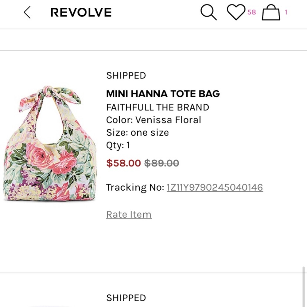 Faithfull the brand mini tote bag